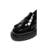 BADURA Mocasini dama - piele naturala - negru - C-AVIANA-PM014-03