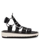 BADURA Sandale dama - 590558840239838 - Piele naturala - Negru