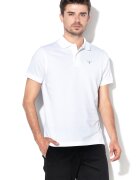 Barbour Tricou polo din material pique cu logo brodat - Alb