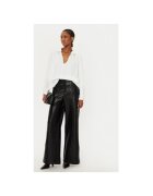 Bardot Pantaloni dama - 304931086 - Poliuretan - 40 EU - Negru