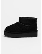 Bearpaw Ghete pull-on din piele intoarsa - Negru