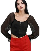 Big Dart Bluza pentru dama - HiCCUP - Poliester/Lycra - Negru