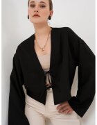 Big Dart Kimono - BigDart - Decolteu in V - Negru -