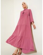 Big Dart Rochie maxi dama HiCCUP - poliester/lycra - lejera - roz