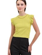 Big Dart Top dama - HiCCUP - Poliester/Lycra - Galben