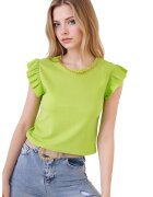 Big Dart Tricou HiCCUP pentru dama - Poliester/Lycra - Verde - Verde