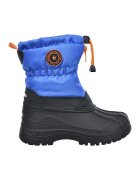 Big Star Cizme mid-calf demiwedge - Negru/Albastru