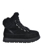 Big Star Ghete flatform de piele intoarsa - Negru