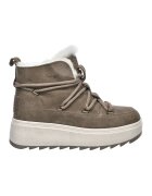 Big Star Ghete wedge de piele intoarsa - Maro taupe