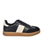 Big Star Pantofi sport de piele cu garnituri de piele intoarsa - Negru/Crem