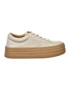 Big Star Pantofi sport flatform de piele intoarsa - Bej