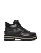 BOGNER Ghete barbati - trappers - piele naturala - negru