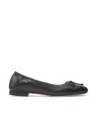 BOSS Balerini dama - piele lacuita - negru