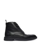 BOSS barbati piele naturala - negru - model Calev - Negru