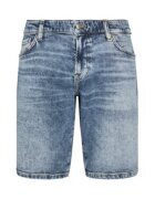 BOSS Blugi scurti barbati - bumbac/elastan - albastru -