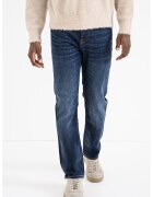BOSS Blugi slim-fit cu denim cu tehnologie soft-motion - Albastru inchis