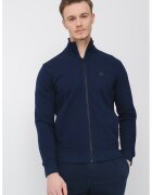 BOSS Bluza de trening cu fermoar si aplicatie logo discreta Zestart - Bleumarin