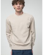 BOSS Bluza de trening lejera cu logo brodat discret - Bej