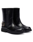 BOSS Botine dama 50548759 - Piele naturala - Negru -