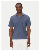 BOSS Camasa barbati bleumarin - 100% bumbac -