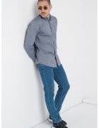 BOSS Camasa regular fit de bumbac cu guler Oxford Rickert - Albastru prafuit