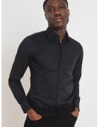 BOSS Camasa slim fit Hank Kent - Negru