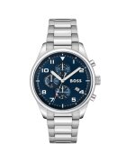 BOSS Ceas quartz Argintiu - 65499 - Albastru