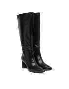 BOSS Cizme dama Gracey - piele naturala - negru