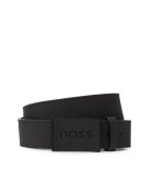 BOSS Curea barbati Icon-S1 - Sintetic - Negru