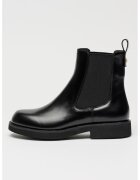 BOSS Ghete Chelsea de piele Eleri - Negru