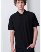 BOSS HUGO - Tricou polo de bumbac - Negru