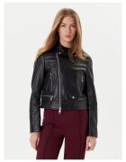 BOSS Jacheta de piele dama negru -
