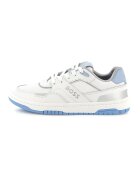 BOSS Kidswear Pantofi sport cu detalii logo - Alb/Albastru pastel
