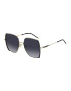 BOSS Ochelari de soare patrati cu rame metalice - Auriu/Negru