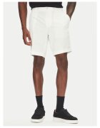 BOSS Pantaloni barbati sort - alb