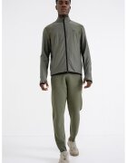 BOSS Pantaloni de trening cu buzunare cu fermoar - Verde sparanghel
