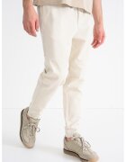 BOSS Pantaloni de trening cu model uni si snur de ajustare - Alb murdar