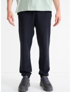 BOSS Pantaloni de trening cu snur in talie - Negru stins