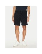 BOSS Pantaloni sport barbati bleumarin cu print