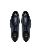 BOSS Pantofi barbatesti - piele naturala - bleumarin - inchidere cu sireturi -