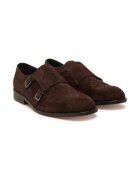 BOSS Pantofi barbatesti - piele naturala - maro - catarama