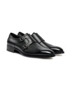 BOSS Pantofi barbatesti - piele naturala - negru - inchidere cu catarama -