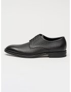 BOSS Pantofi Derby de piele Derek - Negru