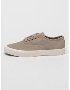 BOSS Pantofi sport de piele intoarsa cu sireturi - Bej deschis