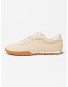 BOSS Pantofi sport din piele intoarsa cu sireturi Careton - Crem