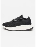 BOSS Pantofi sport slip-on cu insertii de piele intoarsa Titanium Evo - Negru/Alb murdar