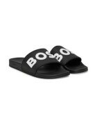 BOSS Papuci barbatesti - plastic - negru/alb