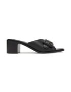 BOSS Papuci de piele cu toc Charlize