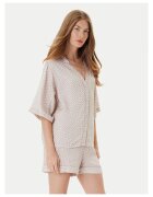 BOSS Pijamale dama - camasa de pijama - bej