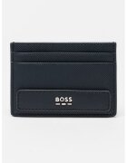 BOSS Portcart din piele ecologica Jinko - Bleumarin